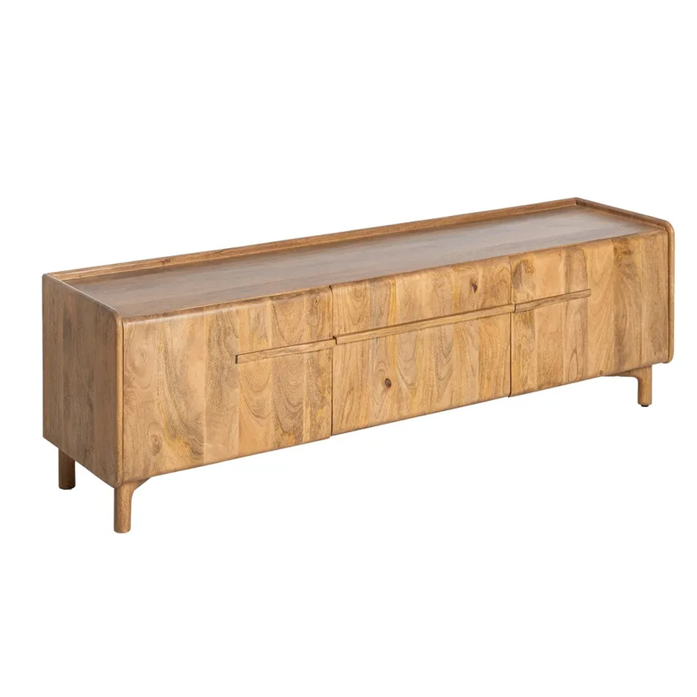 Mueble de Televisión de Madera 2 Puertas 40 x 160 x 50 cm 