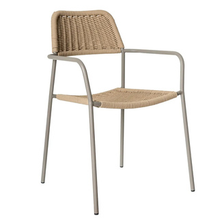 Silla Exterior Apilable Milos Limo 55 x 55 x 83,5 cm