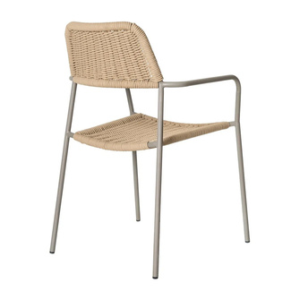 Silla Exterior Apilable Milos Limo 55 x 55 x 83,5 cm