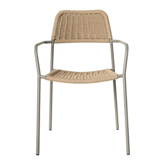 Silla Exterior Apilable Milos Limo 55 x 55 x 83,5 cm