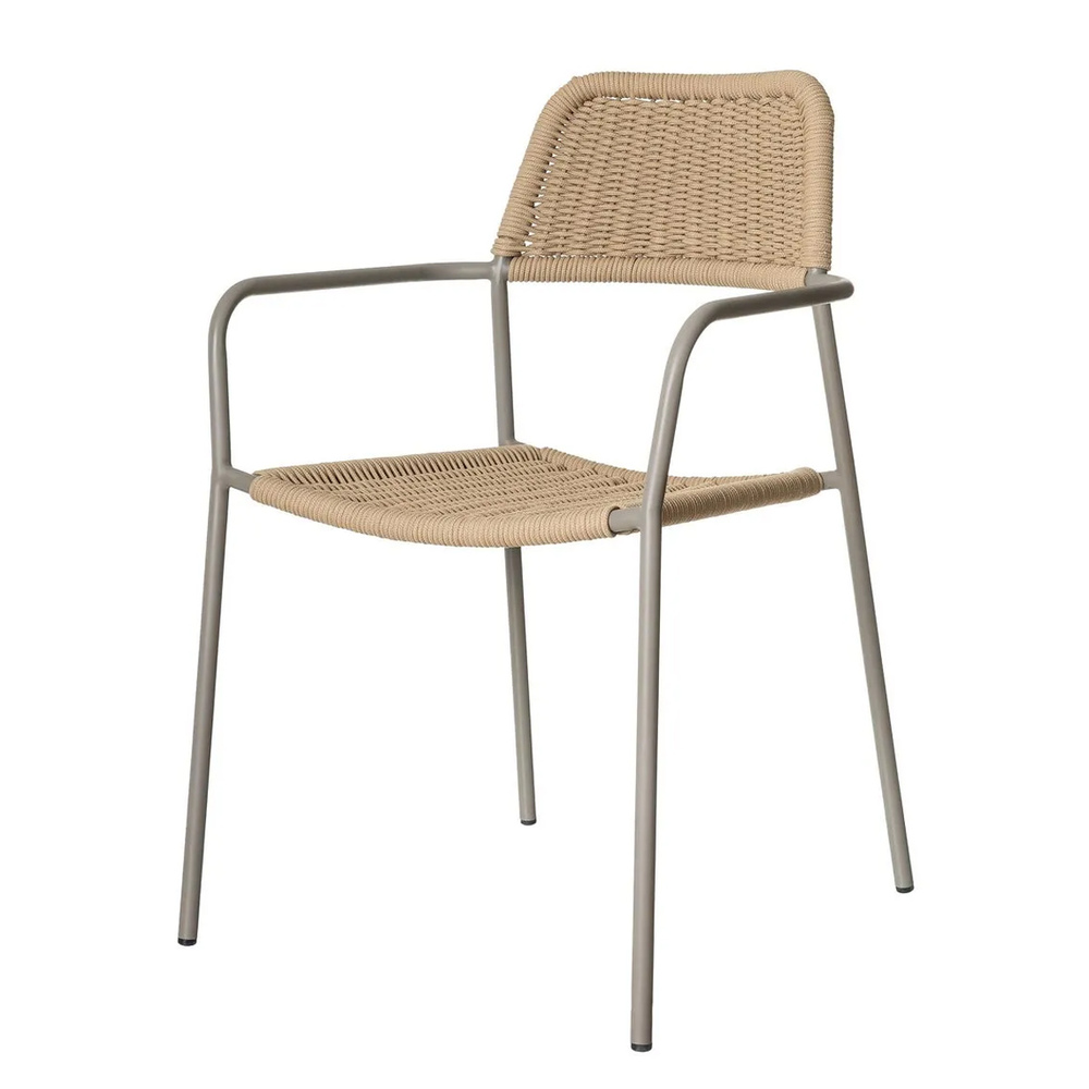 Silla Exterior Apilable Milos Limo 55 x 55 x 83,5 cm