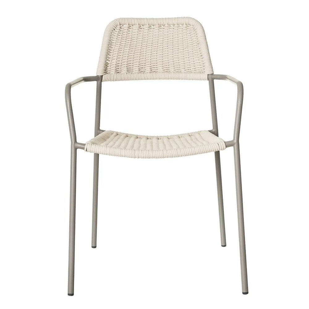 Silla Exterior Apilable Milos Limo 55 x 55 x 83,5 cm