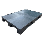 Lote 500 Palets de Plástico Lisos Compactos 80 x 120 cm Usado