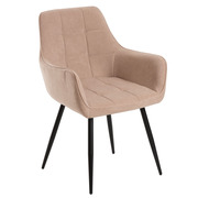 Silla de Diseño Terub Tapizado en Tela 48 x 46 x 86 cm 