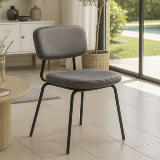 Silla Raloi de Terciopelo 45 x 42 x 80 cm 