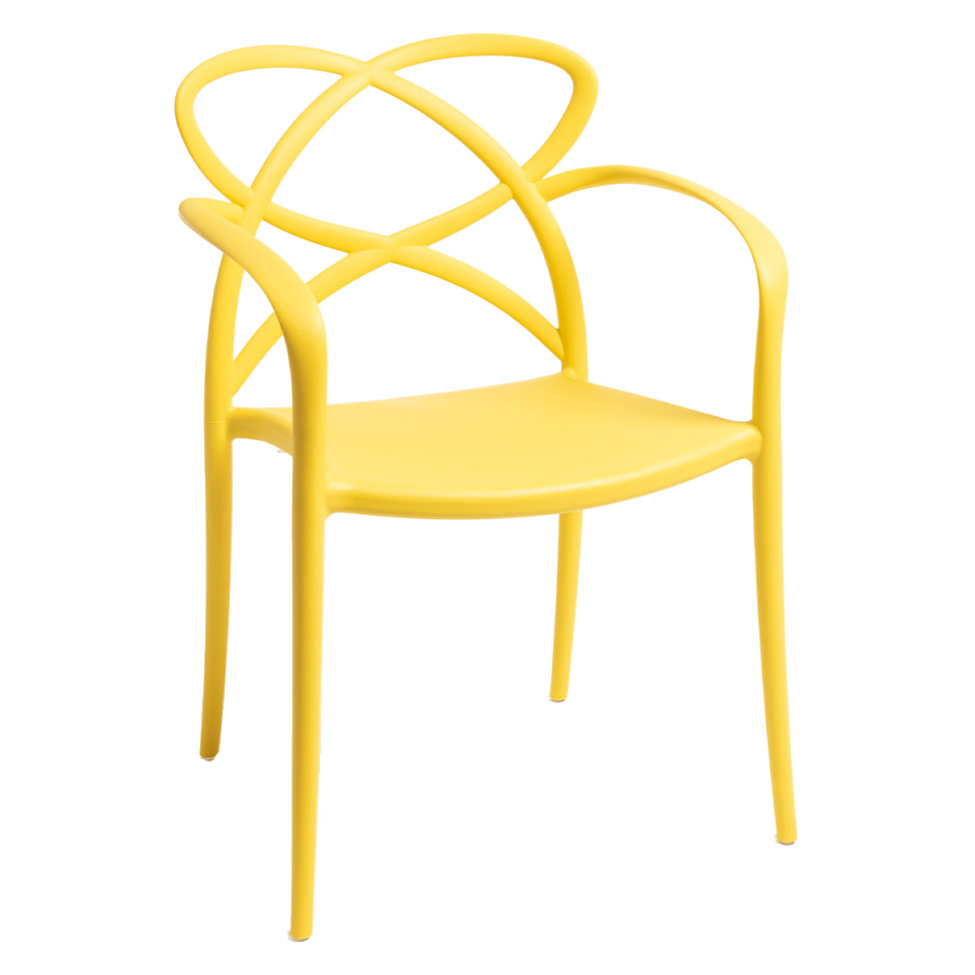 Silla Exterior Volta Apilable con Reposabrazos 50 x 55 x 80 cm    