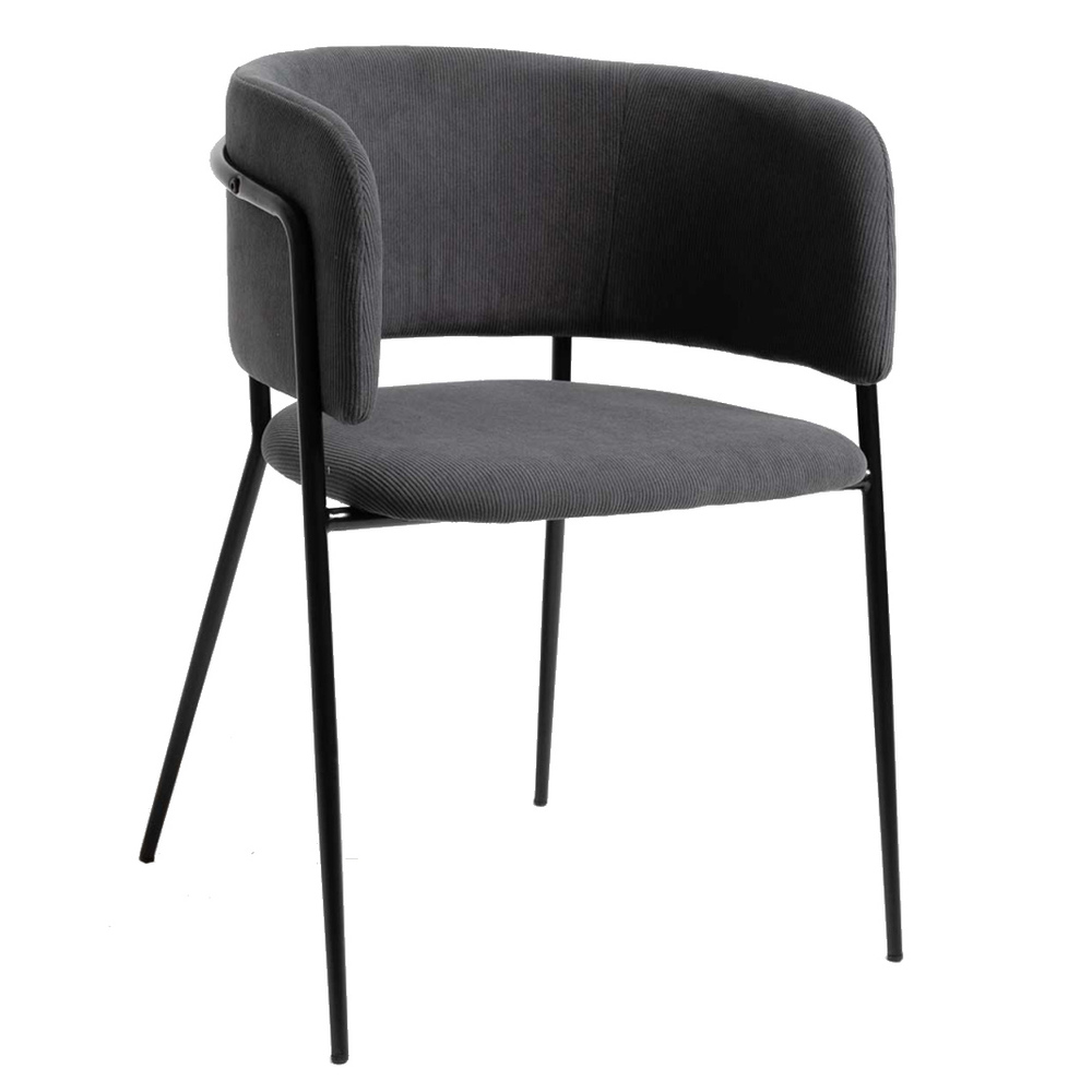 Silla Niel en Pana 57 x 50 x 75 cm 