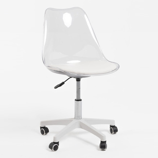 Silla Escritorio Nova Transparente 52 x 52 x 83 cm