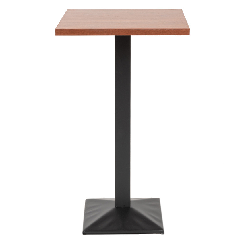 Mesa Tunka Alta Bar Cuadrada de Madera 60 x 60 x 105 cm   