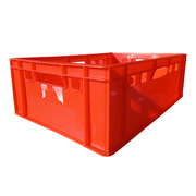 Lote de cajas plásticas cárnica E2 usadas 40 x 60 x 20 cm 