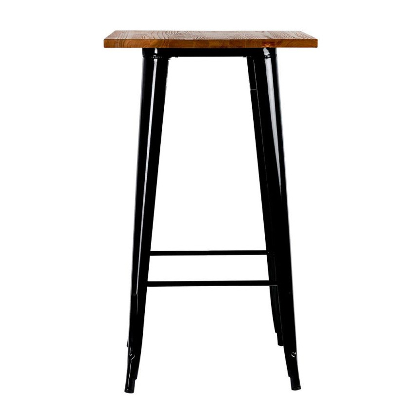 Mesa Alta Meyer Tablero Madera 60 x 60 x 108 cm