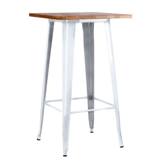 Mesa Alta Meyer Tablero Madera 60 x 60 x 108 cm