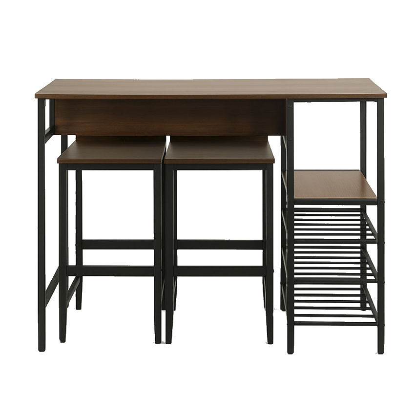 Set Bar Mesa Alta y 2 Taburetes Barcar