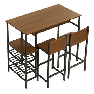 Set Bar Mesa Alta y 2 Taburetes Barcar