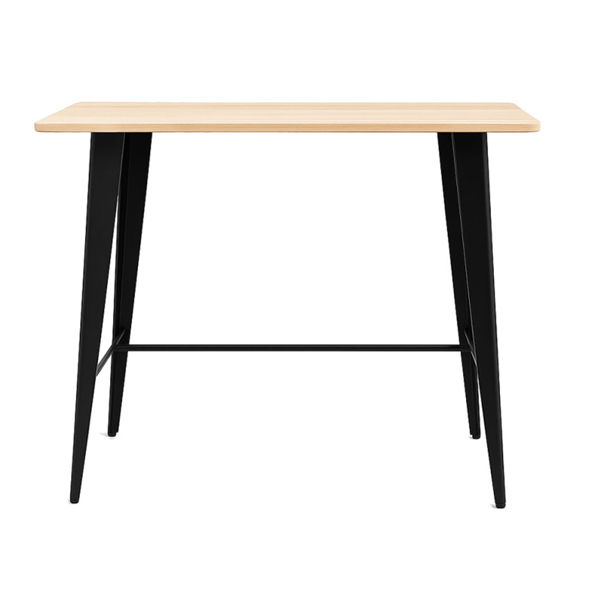 Mesa Meyer Alta Rectangular Madera Natural 60 x 120 x 105 cm 