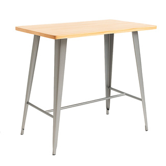 Mesa Meyer Alta Rectangular Madera Natural 60 x 120 x 105 cm 