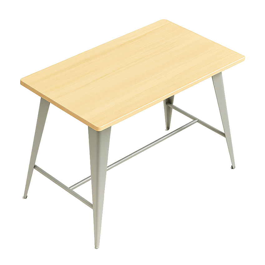 Mesa Meyer Alta Rectangular Madera Natural 60 x 120 x 105 cm 