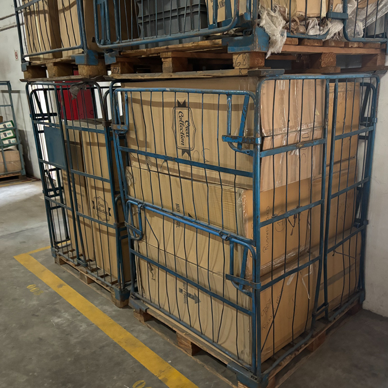 Jaula Plegable de Metal Usada Tipo B4 125 x 123 x 167 cm 