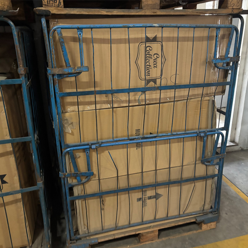 Jaula Plegable de Metal Usada Tipo B4 125 x 123 x 167 cm 