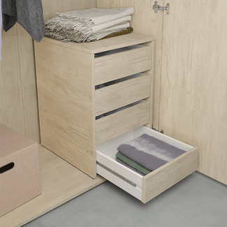 Cajonera Interior Abierta 4 Cajones 45 x 40 x 60,7 cm Ref.714 