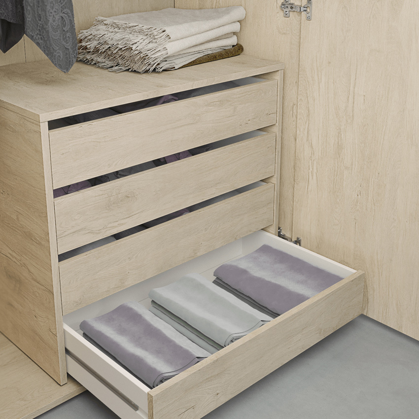 Cajonera Interior Abierta 4 Cajones 45 x 70 x 60,7 cm Ref.717 
