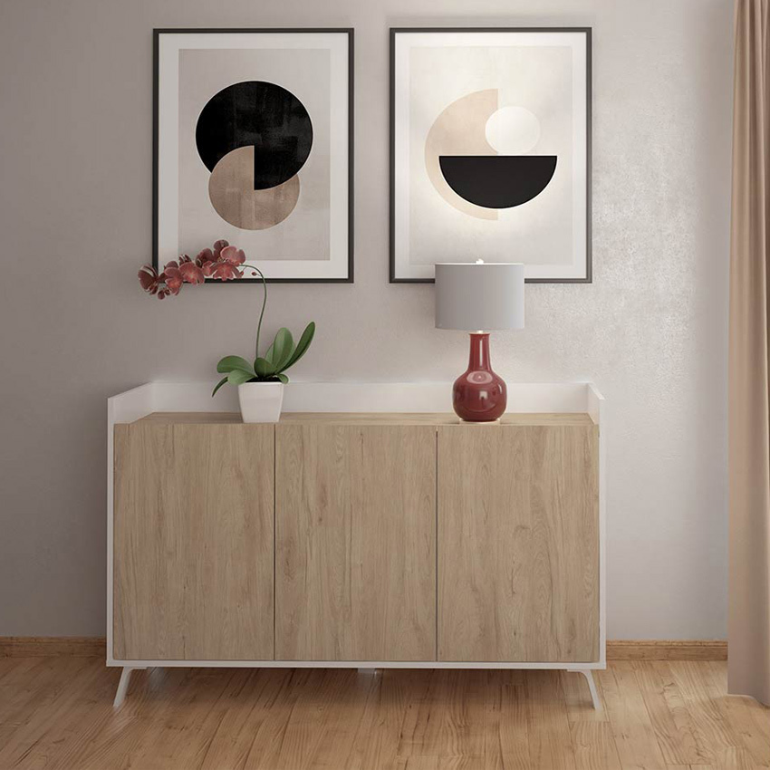 Aparador 3 Puertas 40 x 140 x 87,1 cm 