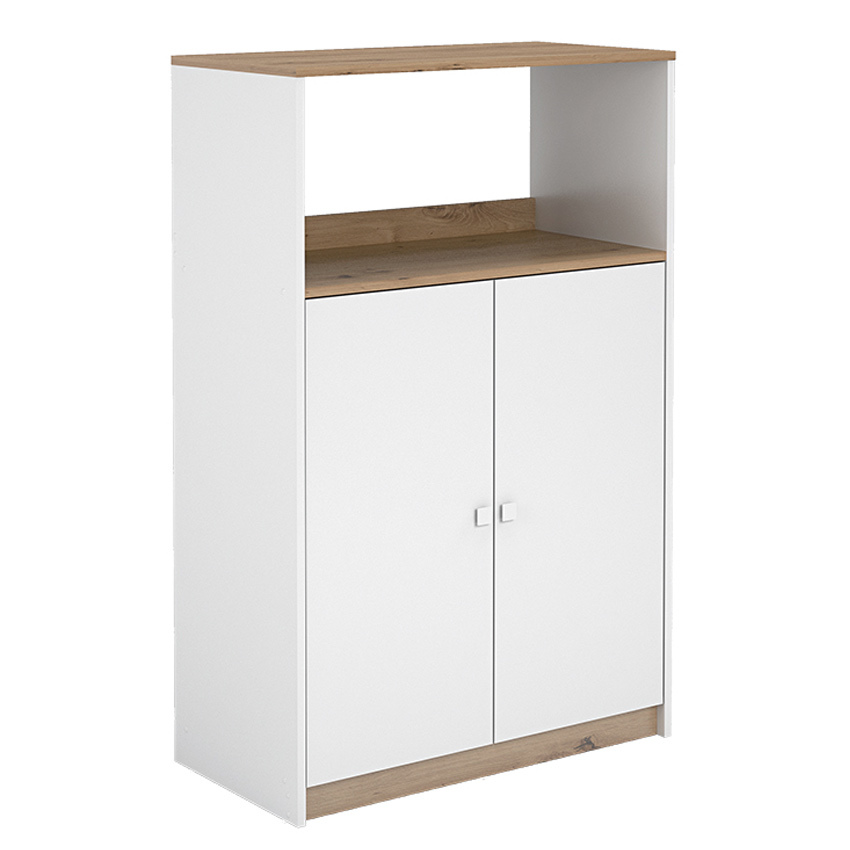 Mueble Auxiliar Microondas 2 Puertas 40,2 x 80,2 x 124 cm 