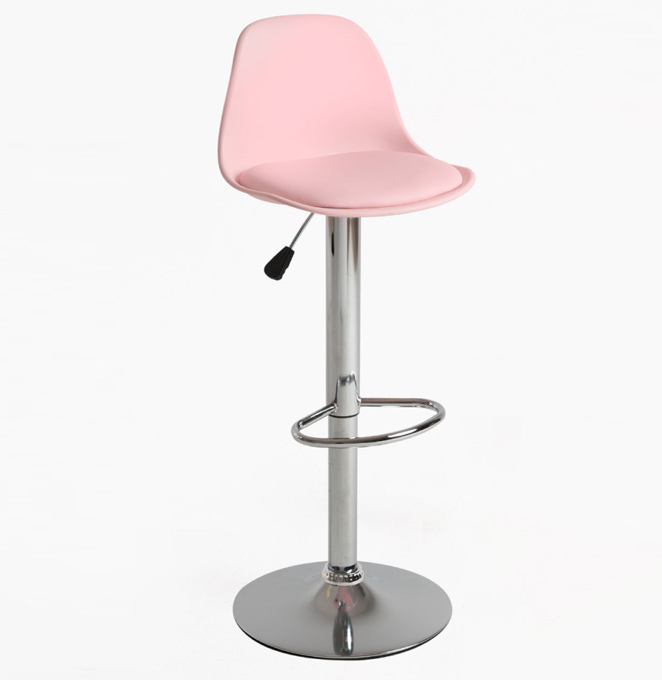 Taburete Tem Asiento de Polipiel 