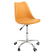 Silla de Oficina Nova Asiento de Polipiel 52 x 52 x 83 cm  