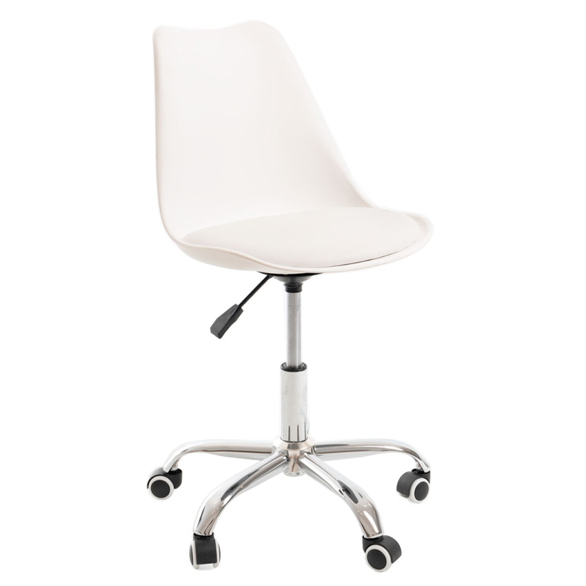 Silla de Oficina Nova de Polipiel 52 x 52 x 83 cm
