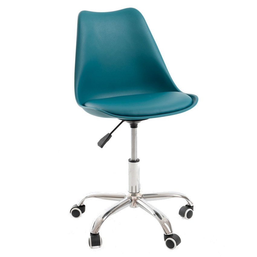 Silla de Oficina Nova de Polipiel 52 x 52 x 83 cm
