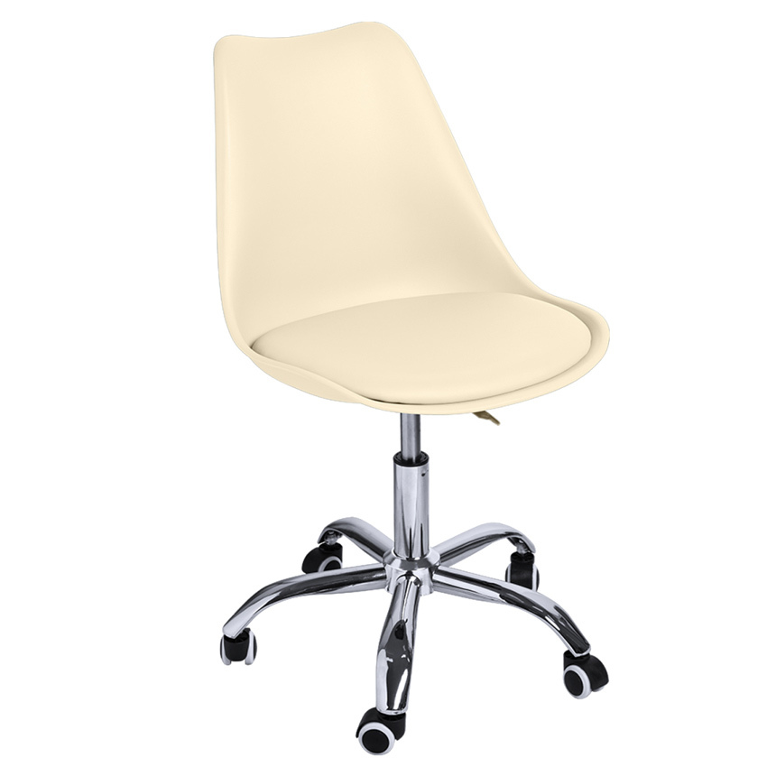 Silla de Oficina Nova de Polipiel 52 x 52 x 83 cm