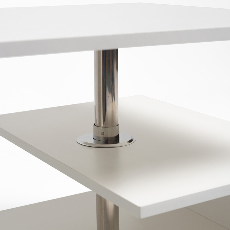Mesa de Centro Legu Blanca 53 x 90 x 46 cm 