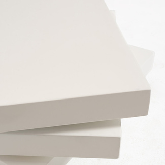 Mesa de Centro Vemu Blanca 60 x 60 x 35 cm 
