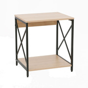 Mesita de Noche Lysle Estante Inferior 40 x 48 x 60 cm 