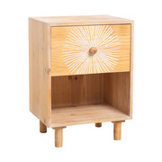 Mesita de Noche Raner 1 Cajón 30 x 40 x 55 cm 