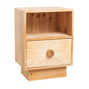 Mesita de Noche Yrcat 1 Cajón 30 x 40 x 55 cm 