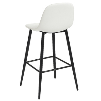 Taburete Black Leo Polipiel 37 x 37 x 100 cm 