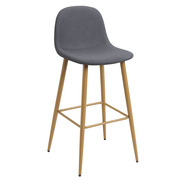 Taburete Leo Tela 37 x 37 x 100 cm 