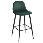 Taburete Black Leo Terciopelo 37 x 37 x 100 cm