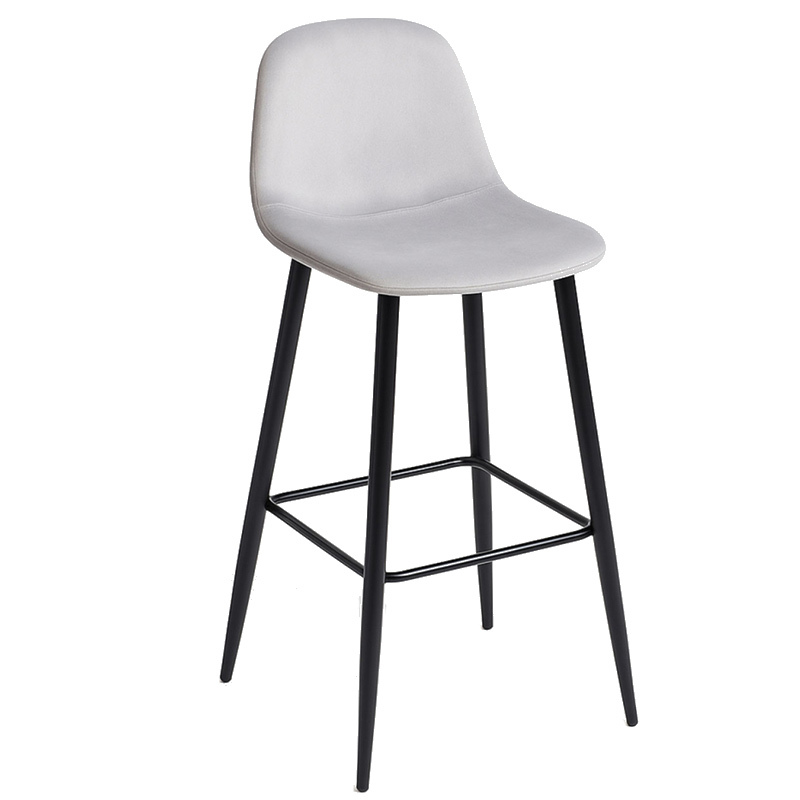 Taburete Black Leo Terciopelo 37 x 37 x 100 cm