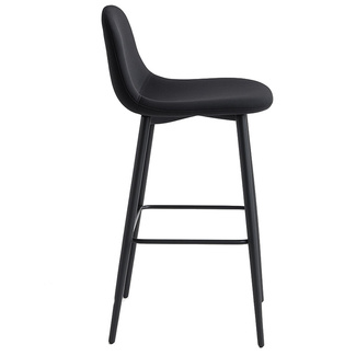 Taburete Black Leo Terciopelo 37 x 37 x 100 cm