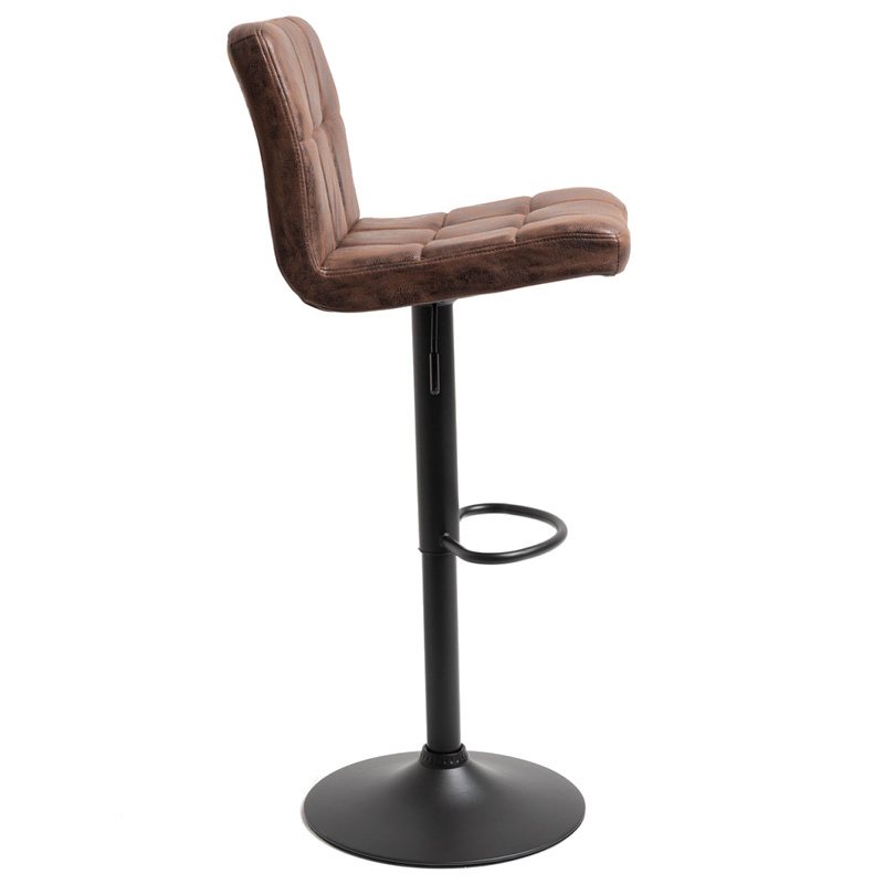 Taburete Loft Polipiel Marrón Vintage 40 x 40 x 80 cm