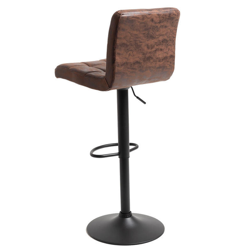 Taburete Loft Polipiel Marrón Vintage 40 x 40 x 80 cm