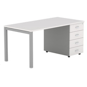 Mesa Recta Operativa Sobre Cajonera Core