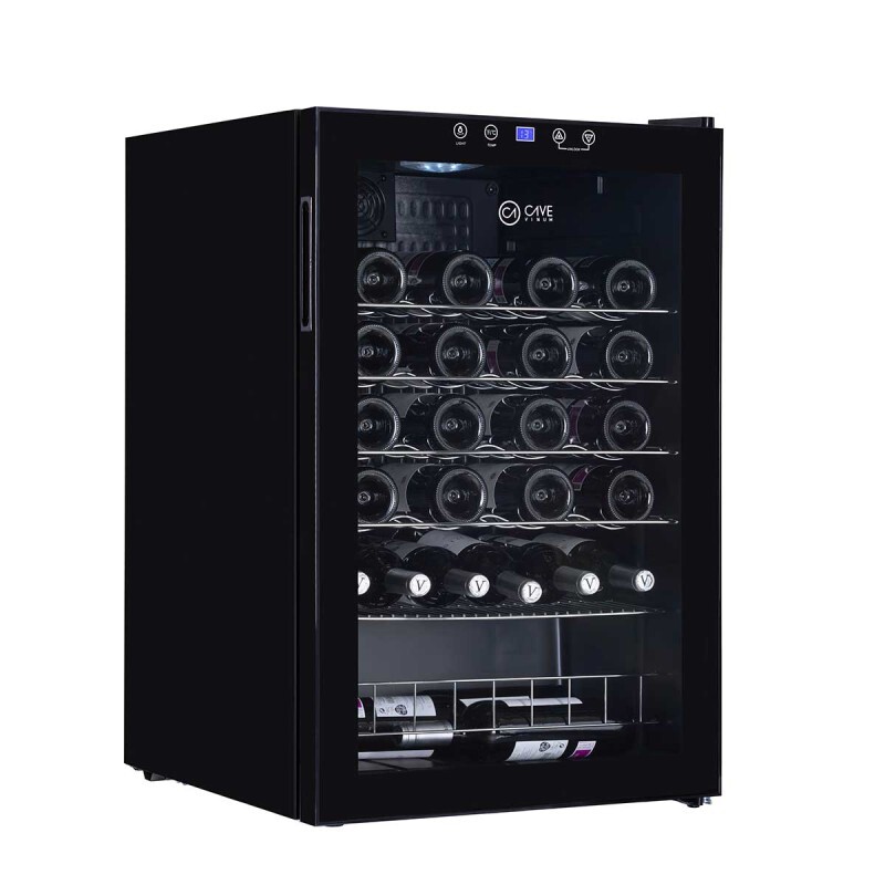 Vinoteca negra 40 Botellas Cave Vinum CV40