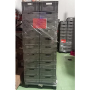 Lote de 300 cajas plásticas usadas Norma Europa tipo R2A