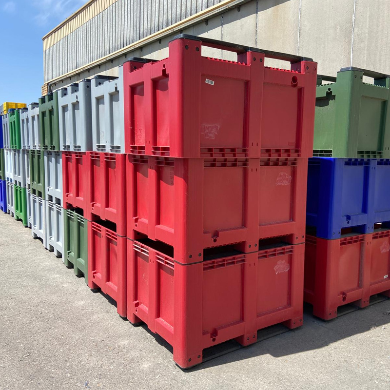 Lote 208 Contenedores Big Box CTR2 Cerrados 100 x 120 x 76 cm 