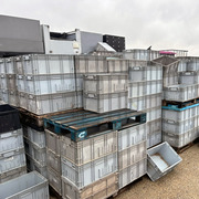 Lote de cajas plásticas 40 x 60 x 28 cm RL-KLT 6280