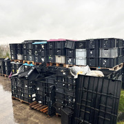 Lote de cajas plásticas Norma Europa 40 x 60 x 30 cm usadas